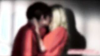 Prison girls Lilys sweet scissor sex in the prison cell