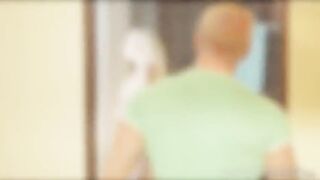 Barra and Morgans threesome cock service in romantic sex