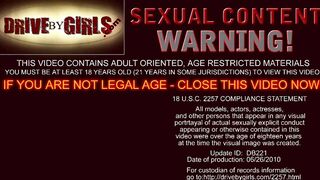 Young busty teen in PUBLIC sex gangbang orgy