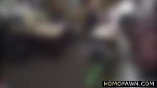 Horny store owner sucked a huge dick in his pawnhop