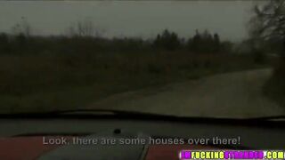 Sexy and Beautiful Anina gets spotted being stranded along their way