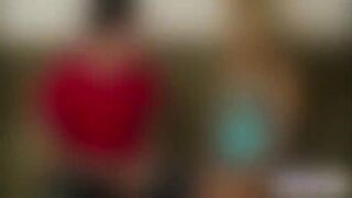 Really hot brunette Katerina Kay takes huge head