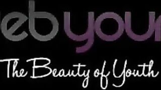 garden brunette making perfect job