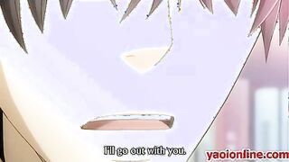 Two hentai gays having softly touch