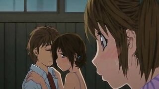 Japanese hentai groupfucking and cum allbody