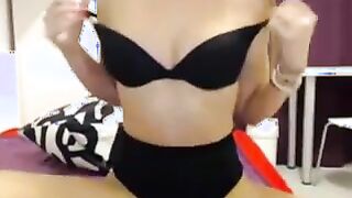 Hot Blonde Teen Babe Toys and Plays on Cam