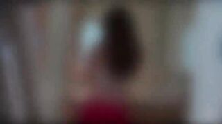 Hot gf backs into her boyfriends cock and gets doggy style fucking