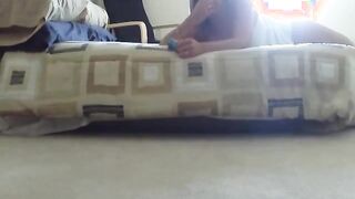 Big ass wife sucking and rides his big cock