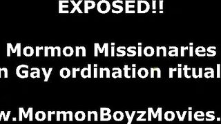 Dominant older gay man strips young mormon