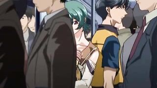 Crazy dude playing with big boobs