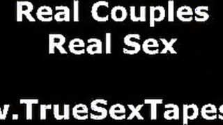 Young couple masturbating in homemade reality movie