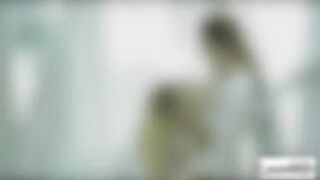 Hardcore theesome action with two hot blonde chick and shared huge dick