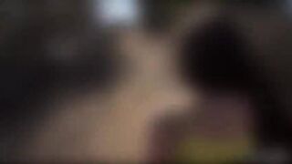 Caroline sucks cock while taking a shower and later rides a fat dick