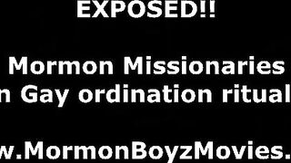 Young guy strips for inspection by older gay men