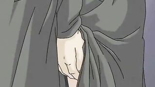 Anime honey gets wet pussy fingered