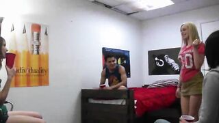 Three fluent young girls enjoying groupsex