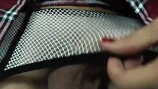 Curvy tranny Beatricy Velmont toys ass