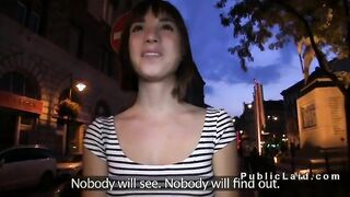 Hungarian amateur fucks on roof top