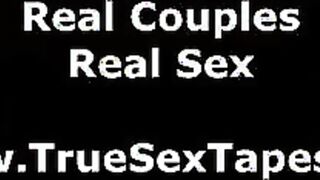 Brunette amateur filmed masturbating at home