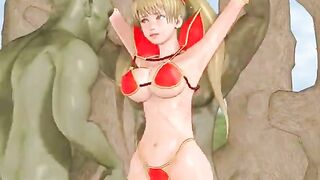 Sensuous animated bitch drilled