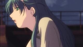 Tempting anime honey licking a cock