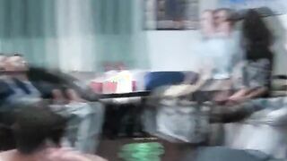 Gay Boy At His First College Party Sucking Dick Like A Champ