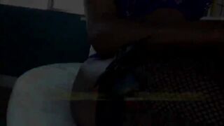 Ebony Tgril Chanel Couture and TS Jessica interracial anal sex