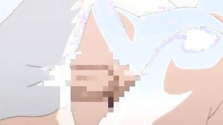 Innocent hentai gives shy blowjob