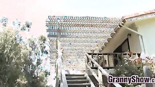 Granny Having Sex In The Shade