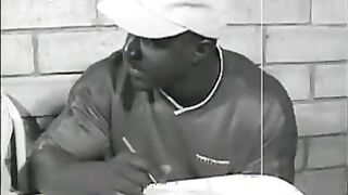 Curly Haired Black Slut Pleases BBC