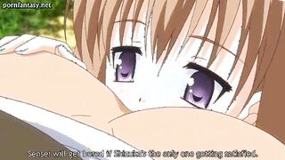 Sizzling anime girl licking asshole