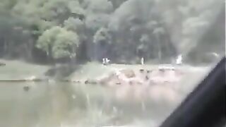 Amateur Cock Sucking In The Car