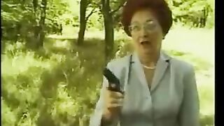 Mature Redhead Fucked Outside