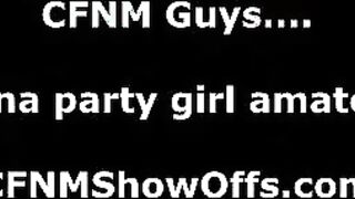 Group of femdom girls tease CFNM guy