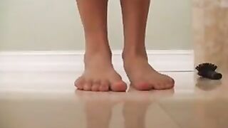 Teen Masturbating In A Bathroom