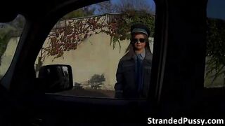 Damn hot policewoman Layota gets a warm comfort by dude
