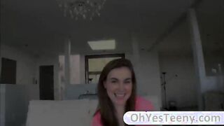 Pretty babe Mattie Borders moans as a huge cock bangs her hard