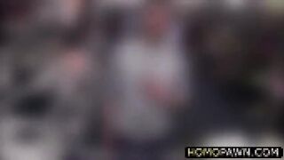 Absolutely straight dude suck prick in the shop and gets reamed in the ass