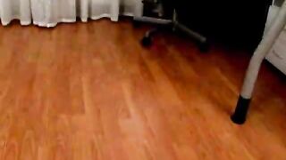 Smiling brunette gay Ken teasing us with his amazing assets and butt on the camera