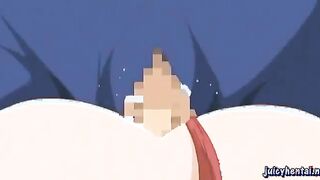 Hentai sweety tasting a phallus