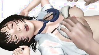 Sexually excited animated teen