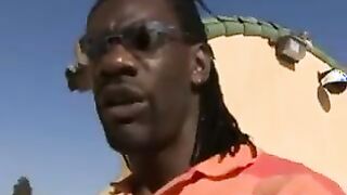 Ebony Babe Desires A Big Black Cock