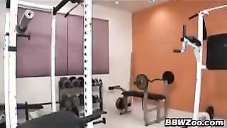 Fat Girl Fucked By Her Trainer