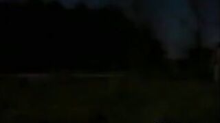 Blonde BBW Getting Dirty Outside