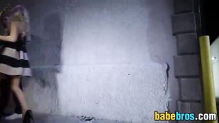 Beautiful Blonde Bar Girl Fucks