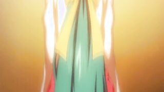 Anime jumps on huge hard dong