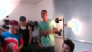 Bisexual girls giving BJs in college 3some