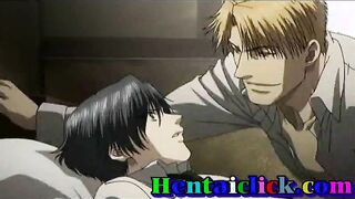 Hentai gay man getting hot fucked in asshole