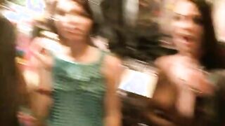 Blonde sweetie giving hot blowjob for cash