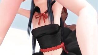 Animated whore gets black swagger